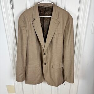 Tasso Elba Mens Tan Blazer Jacket Size XL NWT